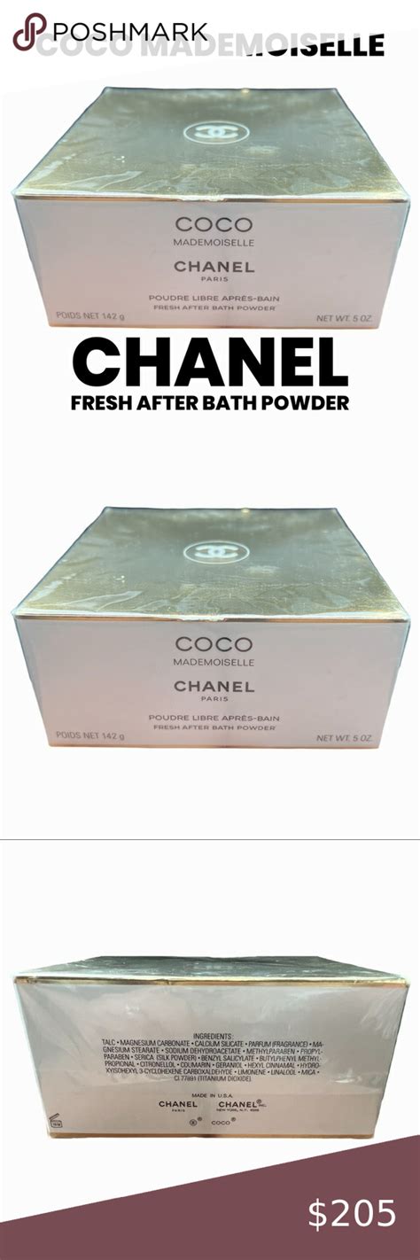 coco mademoiselle chanel paris fresh after bath powder|coco mademoiselle bath and body.